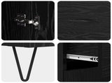 Sideboard Black Oak 69.5 x 34 x 90 cm Engineered Wood 882274