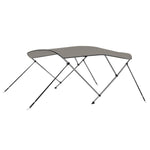 ZNTS 3-bow Bimini Top Grey 183x152x133 cm 94798