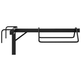 Saddle Rack Wall Mounted Black Iron 172429