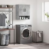 Wall Cabinet Concrete Grey 60x31x70 cm Engineered Wood 829904