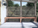 Garden Bench Natural Wood Solid Douglas Wood 2-seater Durable 824023