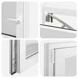 Basement Window "RISOR" 50x50 cm Tilt&Turn DIN Left White 4108340