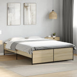 Bed Frame without Mattress Sonoma Oak 120x190 cm Small Double 3279908