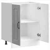 Sink Base Cabinet Kalmar Concrete Grey 60x46x81.5 cm Engineered Wood 853441