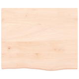 Basin Shelf Wall Mounted Steel and Solid Wood Oak 3302595