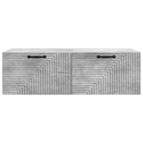 Wall-Mounted TV Cabinet Concrete Grey 98 x 41 x 30 cm 898698
