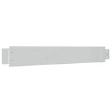 Set of 15 Flexible Lawn Fence Galvanised Steel 100 x 14 cm 271783