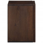 ZNTS Bathroom Wall Cabinet 38x34x48 cm Brown Solid Wood Mango 377536