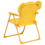 ZNTS 3 Piece Kids' Garden Bistro Set with Parasol Yellow 48100