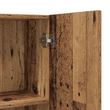 Washing Machine Cabinet Old Wood 64x25.5x190 cm 856646