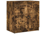 Bathroom Furniture Set Smoked Oak 78.5 x 37.5 x 81 cm 3404199