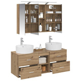 Bathroom Furniture Set 4 pcs Artisan Oak 3406902