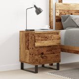 ZNTS Bedside Cabinet Old Wood 40x35x50 cm Engineered Wood 857436