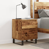 Bedside Cabinet Old Wood 40x35x50 cm Engineered Wood 857436