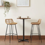 Bar Chair 44 x 46 x 91 cm Rod Iron Dia, 10mm 42033204