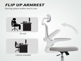 Mesh Back Office Chair, with Lumbar Support - Grey T3398P425008