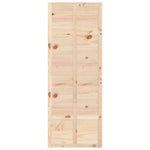 ZNTS Barn Door 80x1.8x214 cm Solid Wood Pine 824628
