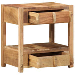 Side Table with Drawer Brown 43 x 32 x 46 cm Solid Reclaim wood 4019625
