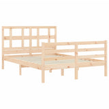 Bed Frame without Mattress 120x200 cm Solid Wood 3194826