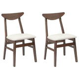 Dining Chairs 2 pcs Light Brown 42 x 47.5 x 81 cm 42020429