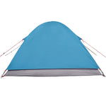 ZNTS Camping Tent Dome 3-Person Blue Waterproof 94410