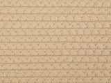 Laundry Basket Beige and White 60x36 cm Cotton 358475