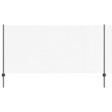 Welded Wire Fence with Post 50 x 1.2 m PVC-Coated Steel 3336638