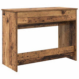 Cosmetic Table with Drawer with Mirror Old Wood 100 x 45 x76 cm 871669