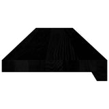 Window Sills 2 pcs Dark Brown 100x20x2 cm Solid Wood Oak 4009176