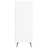 Shelf Cabinet White 34.5x32.5x90 cm Engineered Wood 828700