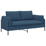 2-Seater Sofa Blue 188 x 81 x 89 cm Fabric 42048607