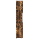 Bathroom Cabinet Smoked Oak 30 x 35 x 192 cm 883339