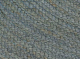 Handmade Rug Jute Round 120 cm Olive Green 133669
