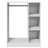 Wardrobe White 77x48x102 cm Engineered Wood 840807