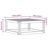Coffee Table Natural Wood Solid acacia wood Medium Durable 311866