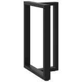 Bar Table Legs T-Shaped 2 pcs Black 60x35x cm Steel 4013080