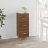 Sideboard Brown Oak 34.5x34x90 cm Engineered Wood 817410