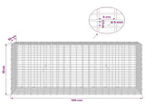 Gabion with 5 mm Wire and 5x2.5 cm Mesh 100x30x50 cm 3463652