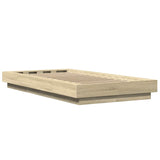 Bed Frame without Mattress Sonoma Oak 100x200 cm 3281205