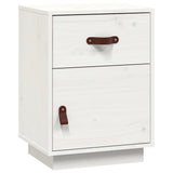 Bedside Cabinets 2 pcs White 40x34x55 cm Solid Wood Pine 818308