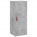 Highboard Concrete Grey 34.5x34x180 cm Engineered Wood 3199021