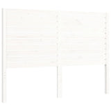 Bed Frame without Mattress White 140x190 cm Solid Wood Pine 3193187
