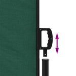 Retractable Side Awning Dark Green 100x300 cm 4004275