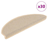 Stair Mats Self-adhesive Sisal-Look 30 pcs 65x21x4 cm Berber 3365881