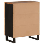 Sideboard with 4 Doors 60x33x75 cm Solid Wood Acacia 352918