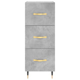 Sideboard Concrete Grey 34.5x34x90 cm Engineered Wood 828584