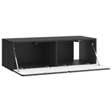 Wall-Mounted TV Cabinet Black 98 x 41 x 30 cm Engineered Wood 898356