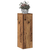 Plant Stand Old Wood 33x33x100 cm Engineered Wood 852958