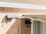 Retractable Awning Green and yellow 400 x 300 cm 3330704