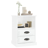 Bedside Cabinets 2 pcs High Gloss White 43x36x60 cm 816333